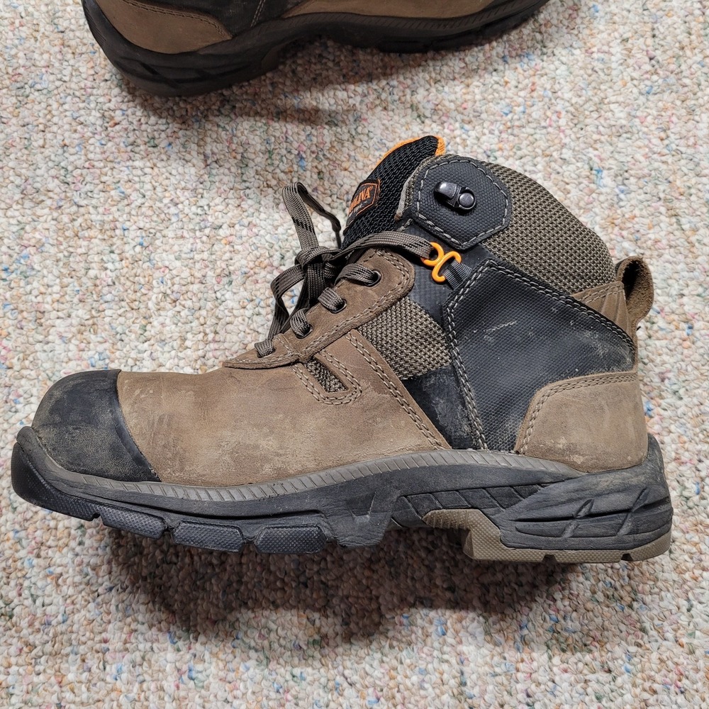 Carolina Boots Mens 8.5 D Brown‎ Duke Waterproof Composite Toe Hiker Work Shoe - Picture 10 of 12